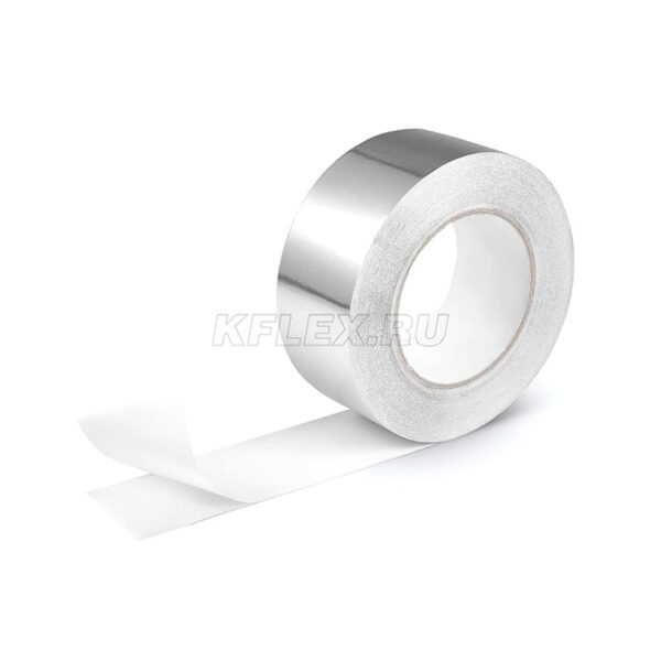 Лента AL CLAD l=50 м 25 мм с клеем серый 1 Лента AL CLAD l=50 м 25 мм с клеем серый