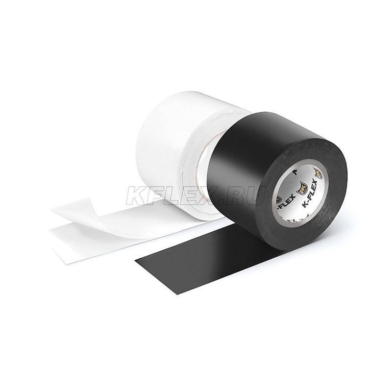 Лента PVC l=25 м 25 мм с клеем белый