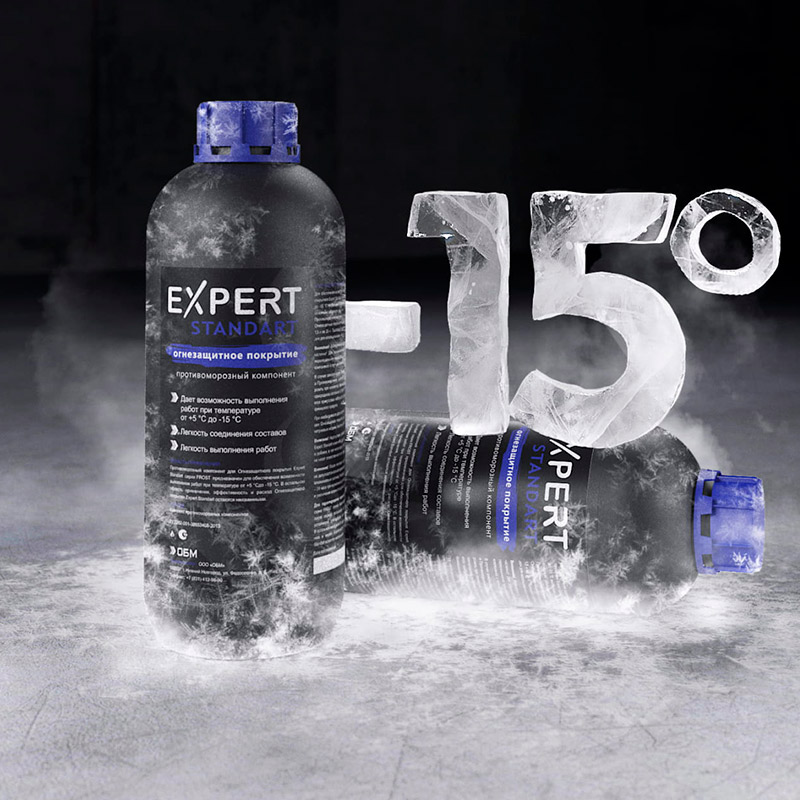 Морозостойкое огнезащитное покрытие EXPERT STANDART FROST